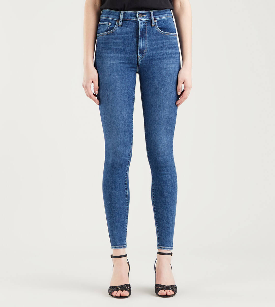 Levis W Jeans Mile High Super Skinny blue venice for real