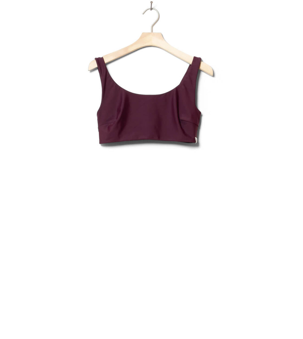 Neumühle W Bikini Top Ascona purple aubergine