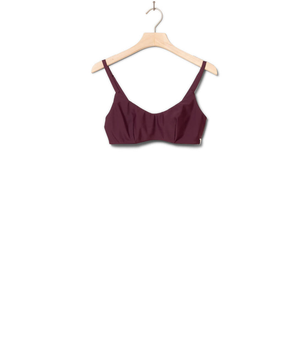 Neumühle W Bikini Top Biasca purple aubergine