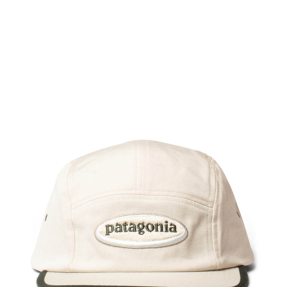 Patagonia 5 Panel Maclure Graphic Oval Logo grey pumice