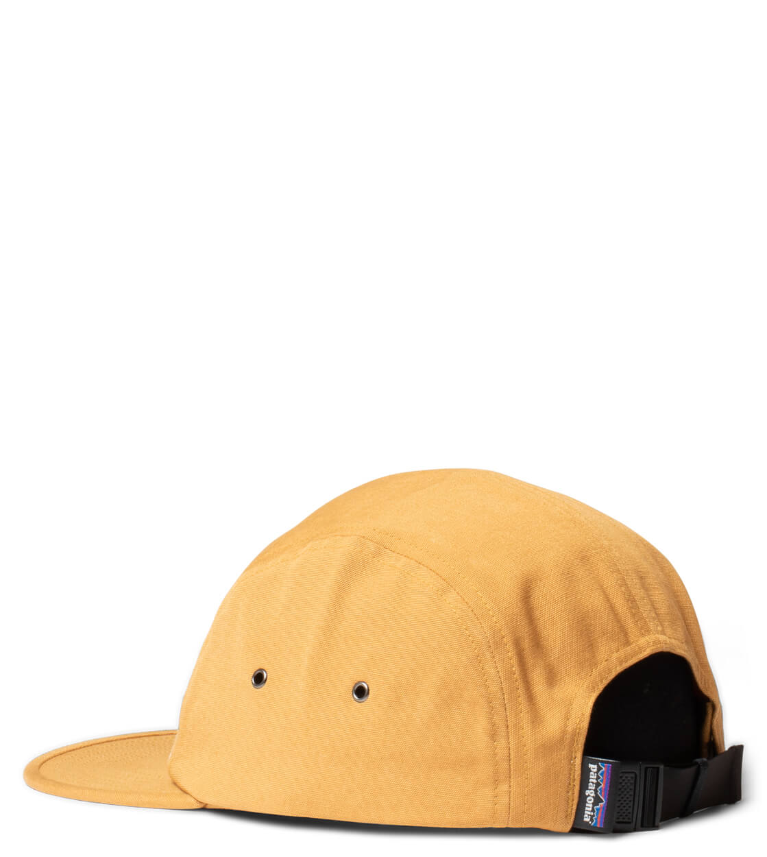 Patagonia 5 Panel Maclure Graphic Shop Sticker yellow gold tan