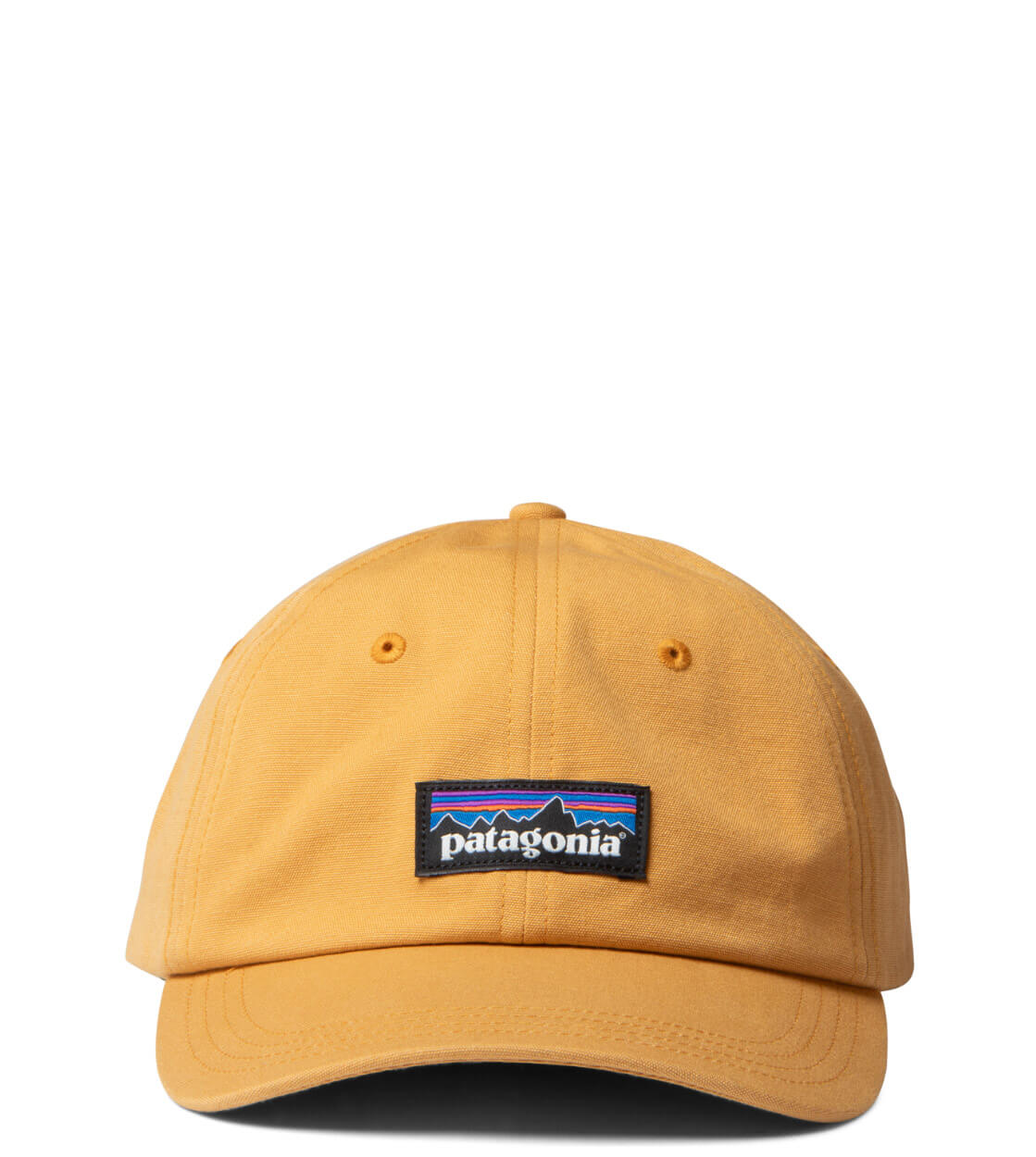 Patagonia 6 Panel P-6 Label yellow dried mango