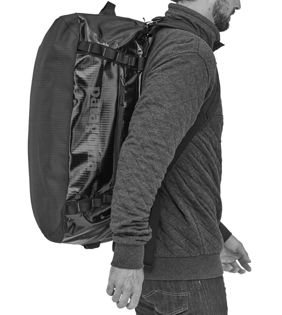 Patagonia Bag Black Hole Duffel MD grey birch white