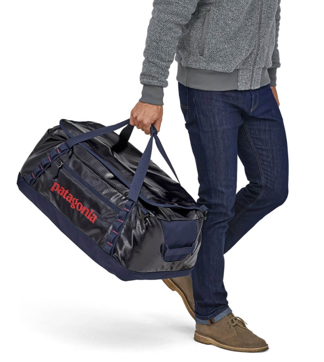 Patagonia Bag Black Hole Duffel MD grey birch white