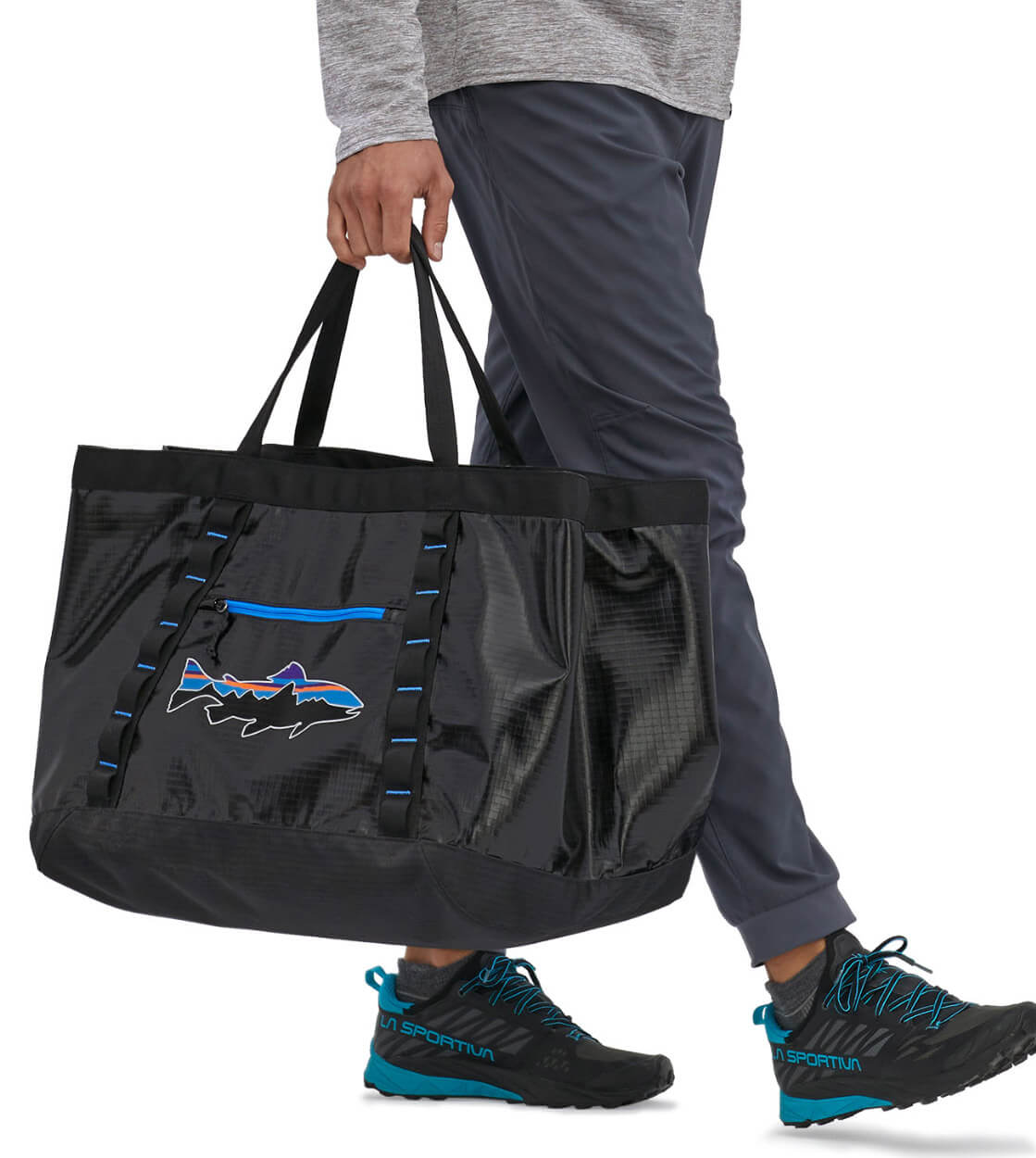 Patagonia Bag Black Hole Gear Tote black/w fitz trout