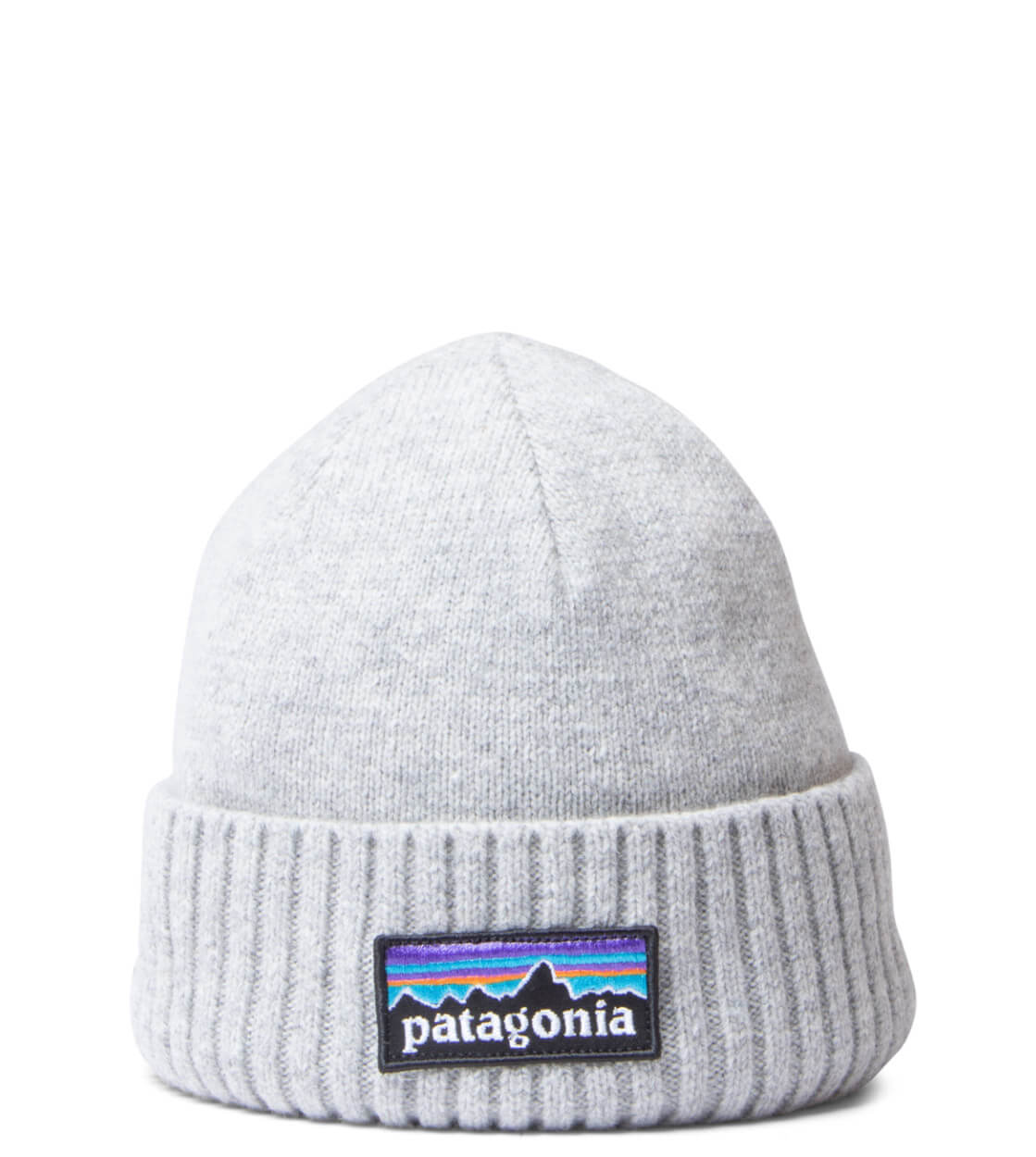 Patagonia Beanie Brodeo P-6 Logo grey drifter