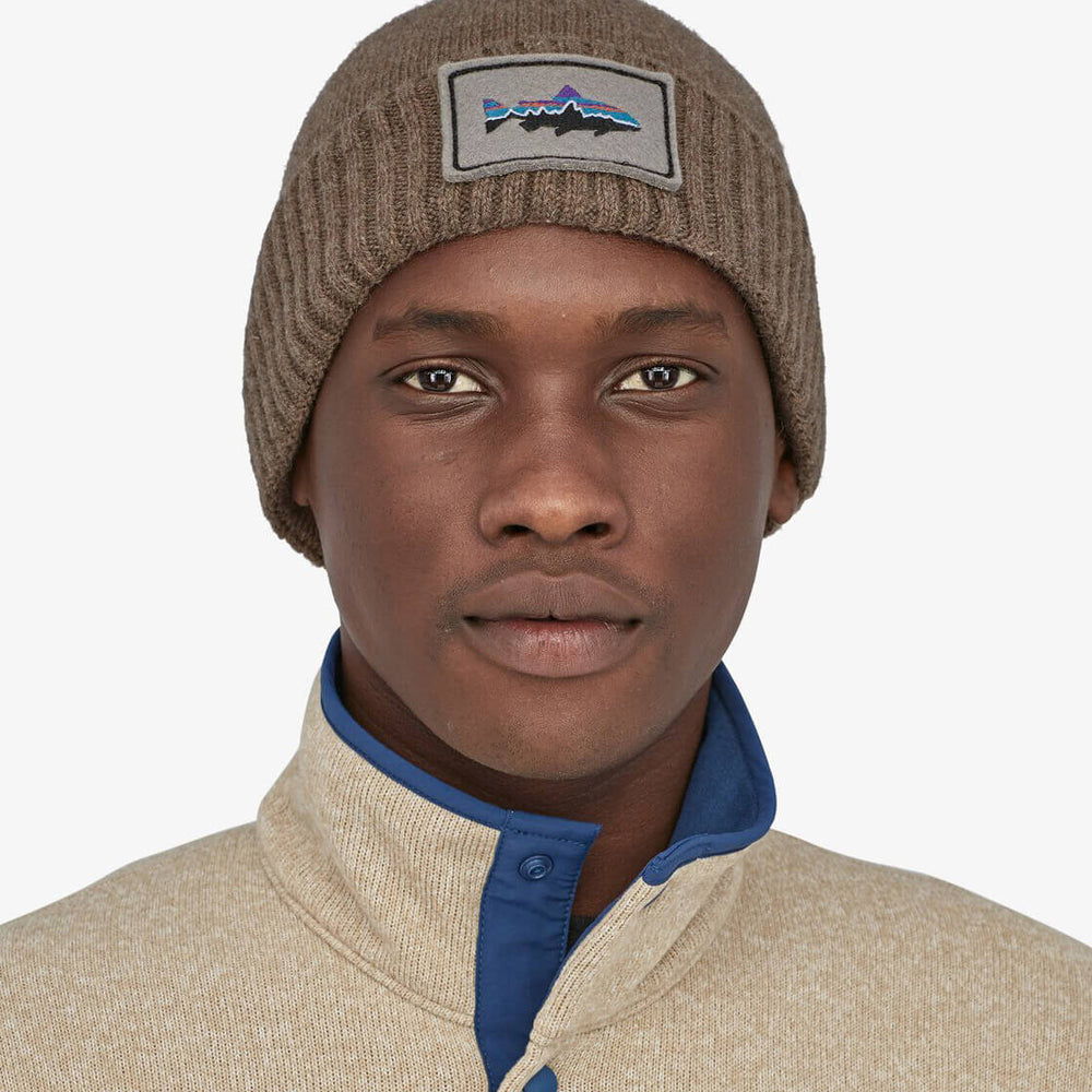 Patagonia Beanie Brodeo brown ash tan