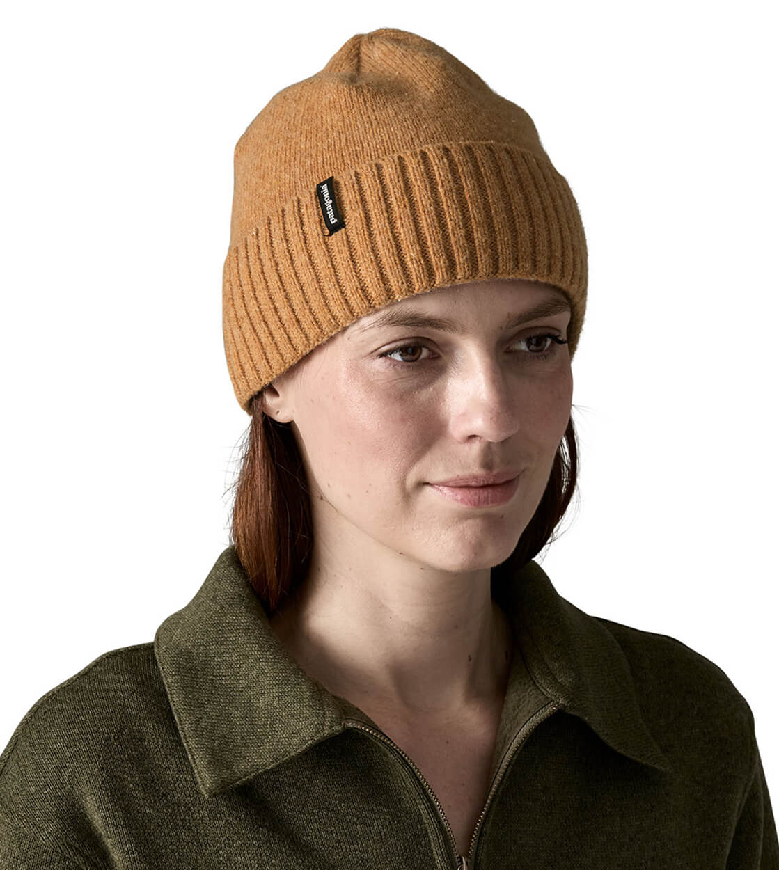 Patagonia Beanie Brodeo brown talon gold