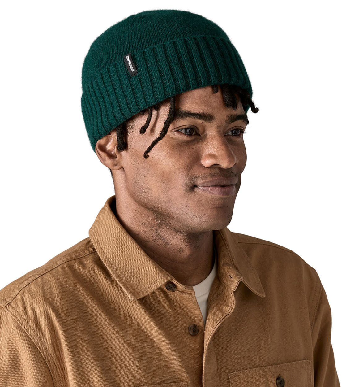 Patagonia Beanie Brodeo green cascade