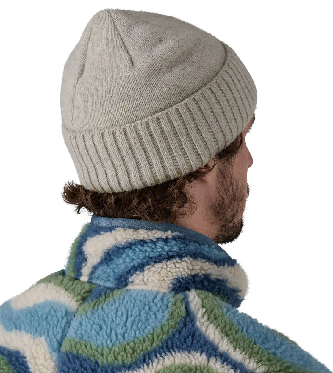 Patagonia Beanie Brodeo grey crisp