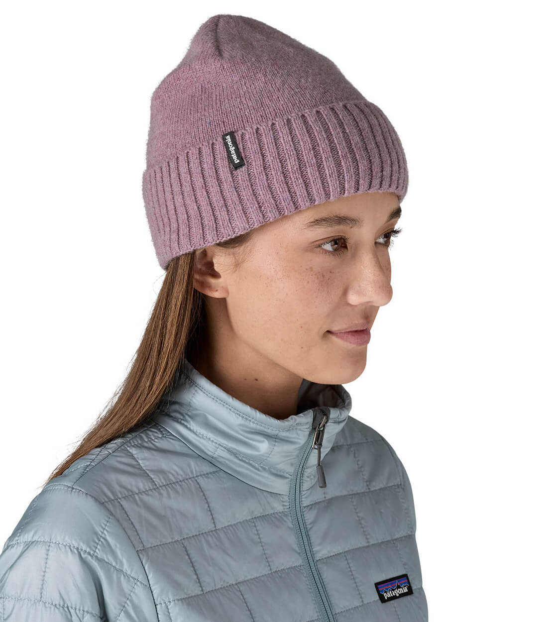 Patagonia Beanie Brodeo purple stormy mauve