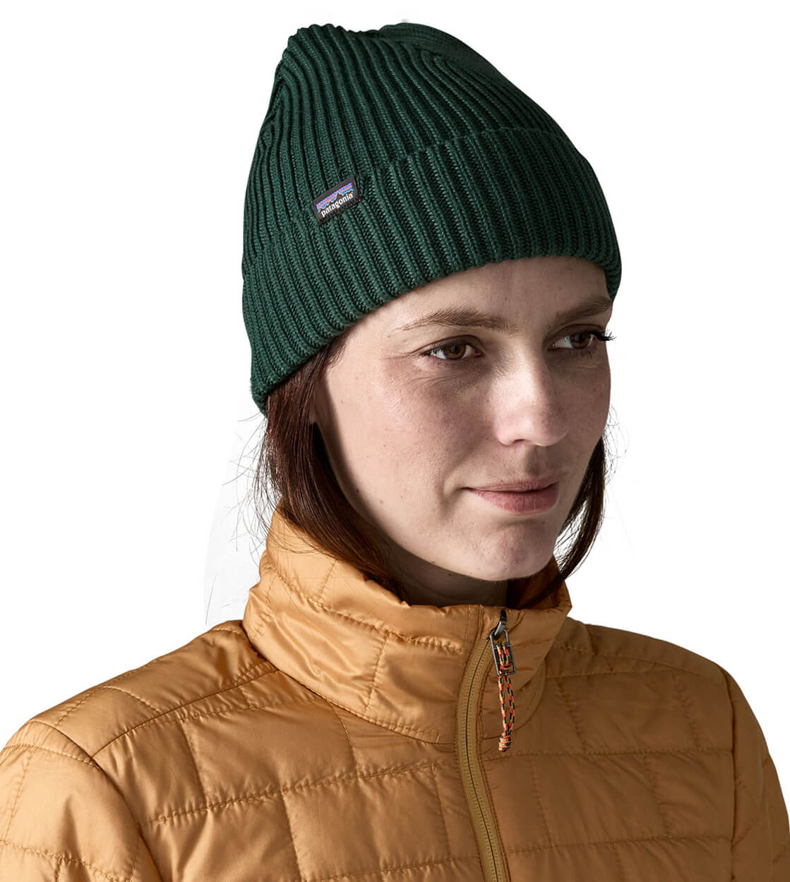 Patagonia Beanie Fishermans Rolled green cascade