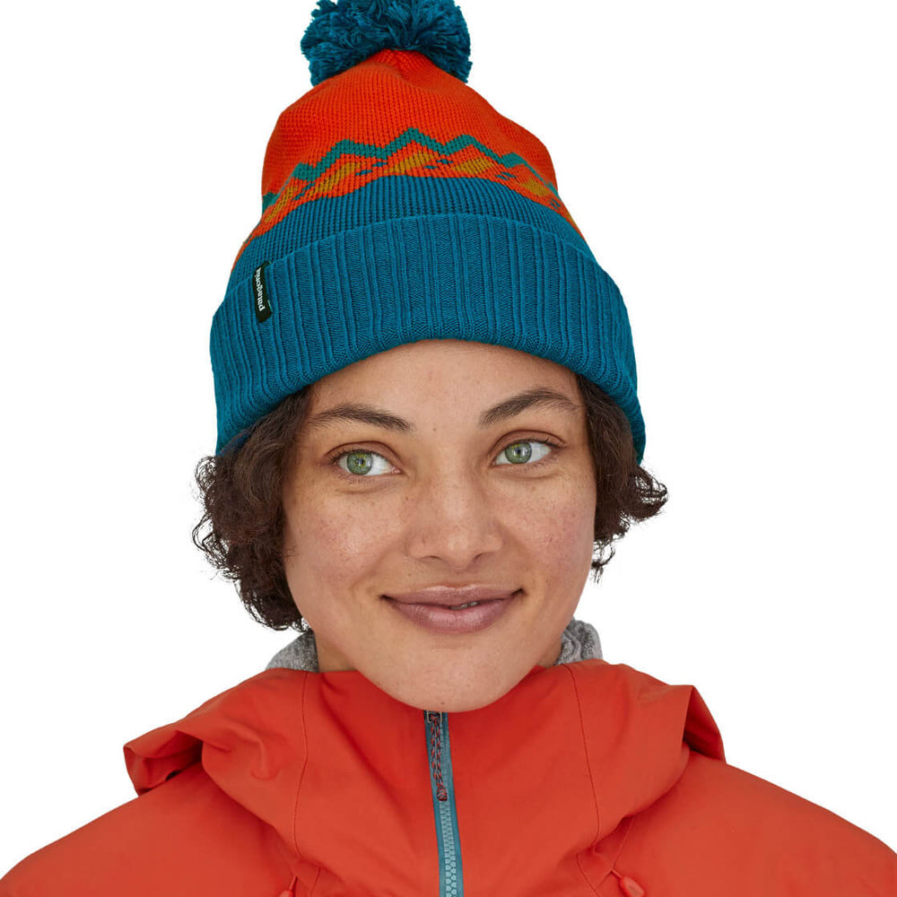 
                      
                        Patagonia Beanie Powder Town blue/orange/red paintbrush
                      
                    
