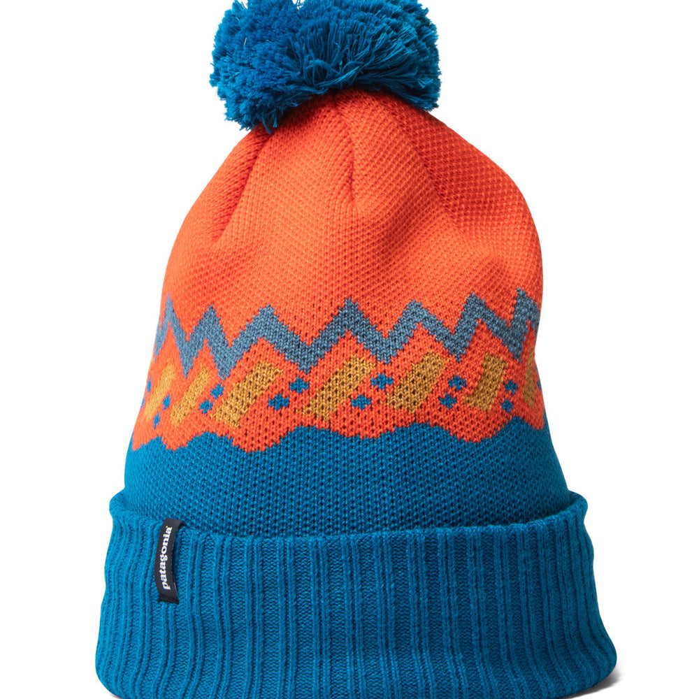 
                      
                        Patagonia Beanie Powder Town blue/orange/red paintbrush
                      
                    