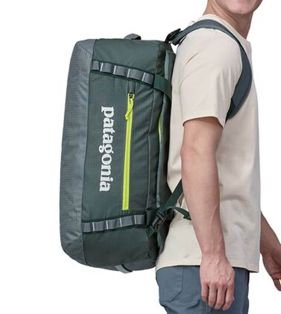 Patagonia Duffel Bag MD Black Hole green nouveau