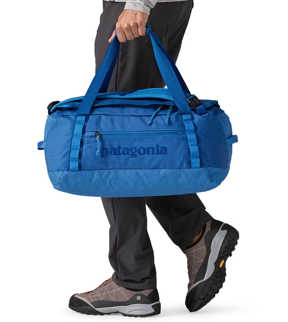 Patagonia Duffel Bag SM Black Hole blue endless