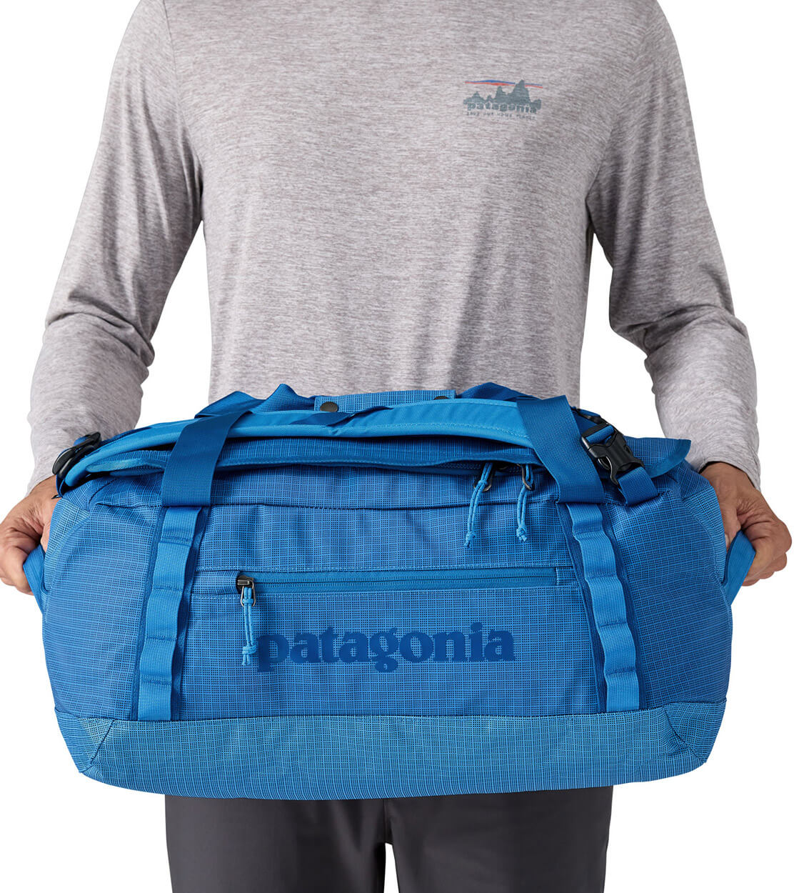 Patagonia Duffel Bag SM Black Hole blue endless