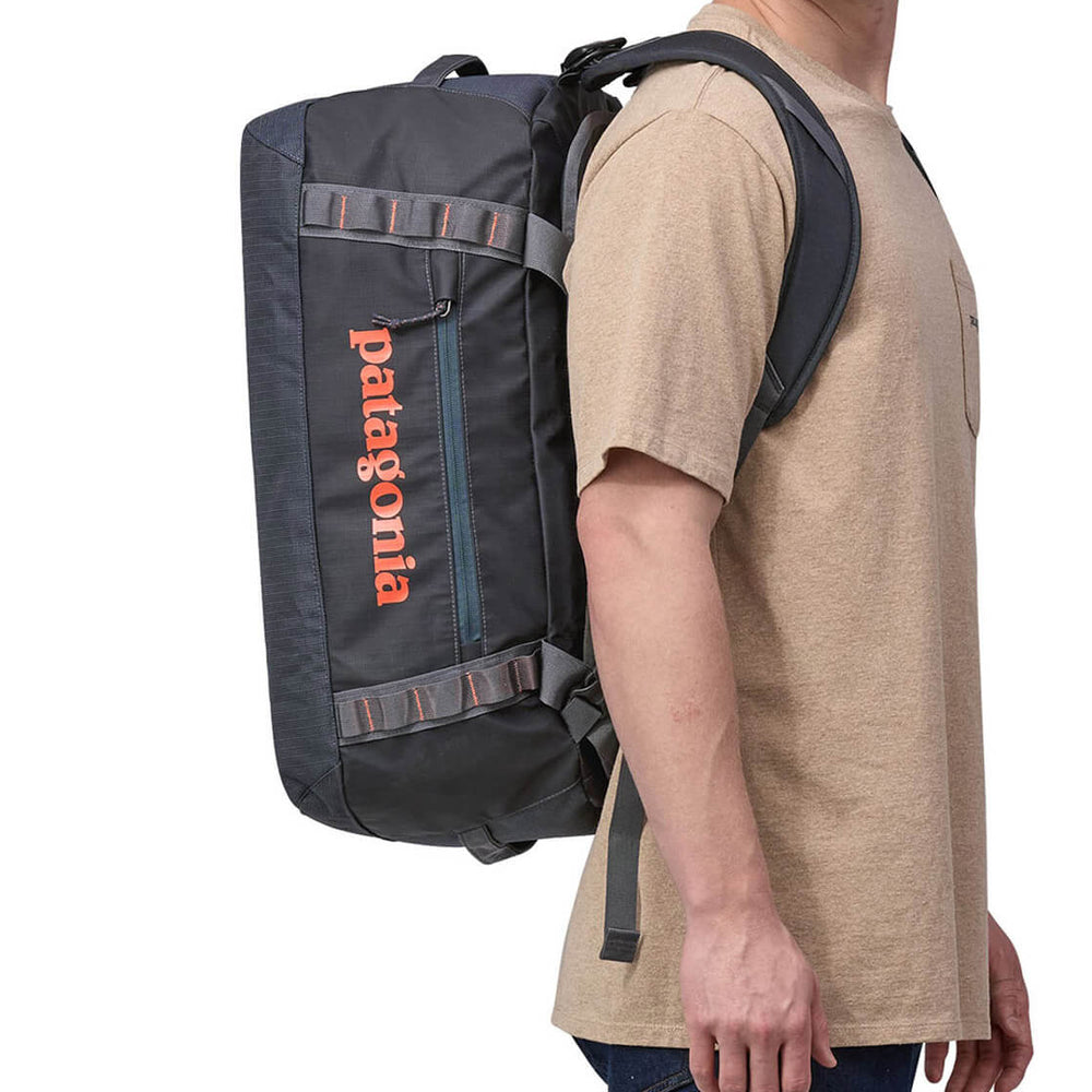Patagonia Duffel Bag SM Black Hole blue smolder
