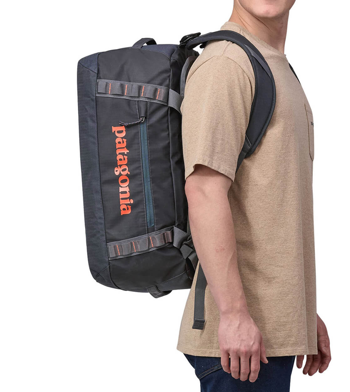 Patagonia Duffel Bag SM Black Hole blue smolder