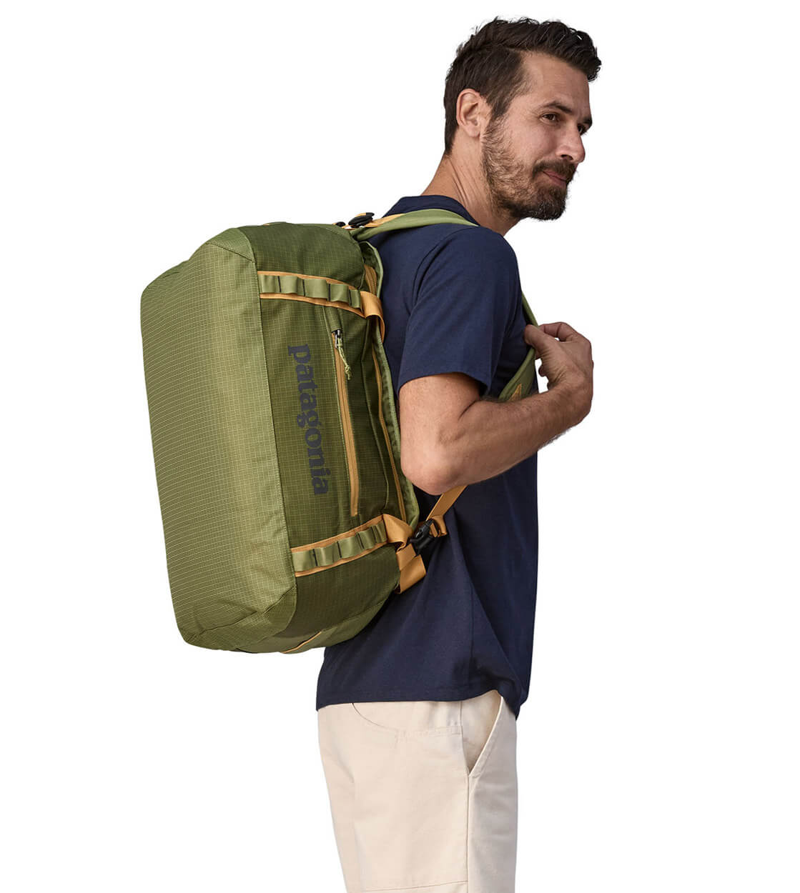 Patagonia Duffel Bag SM Black Hole green buckhorn