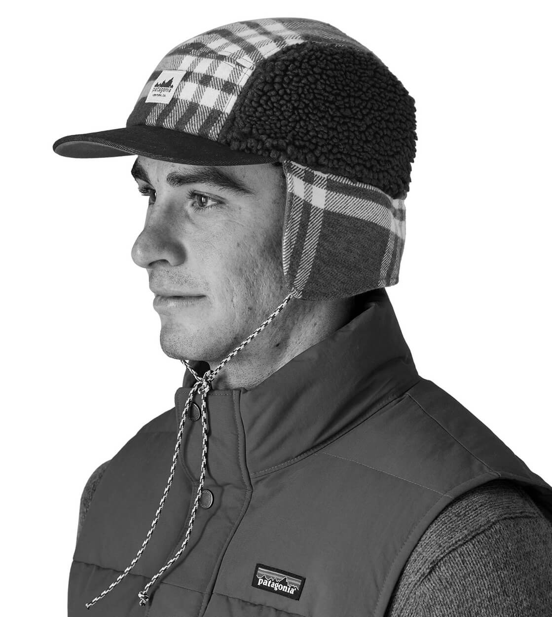 Patagonia Earflag Cap Range blue red burnished