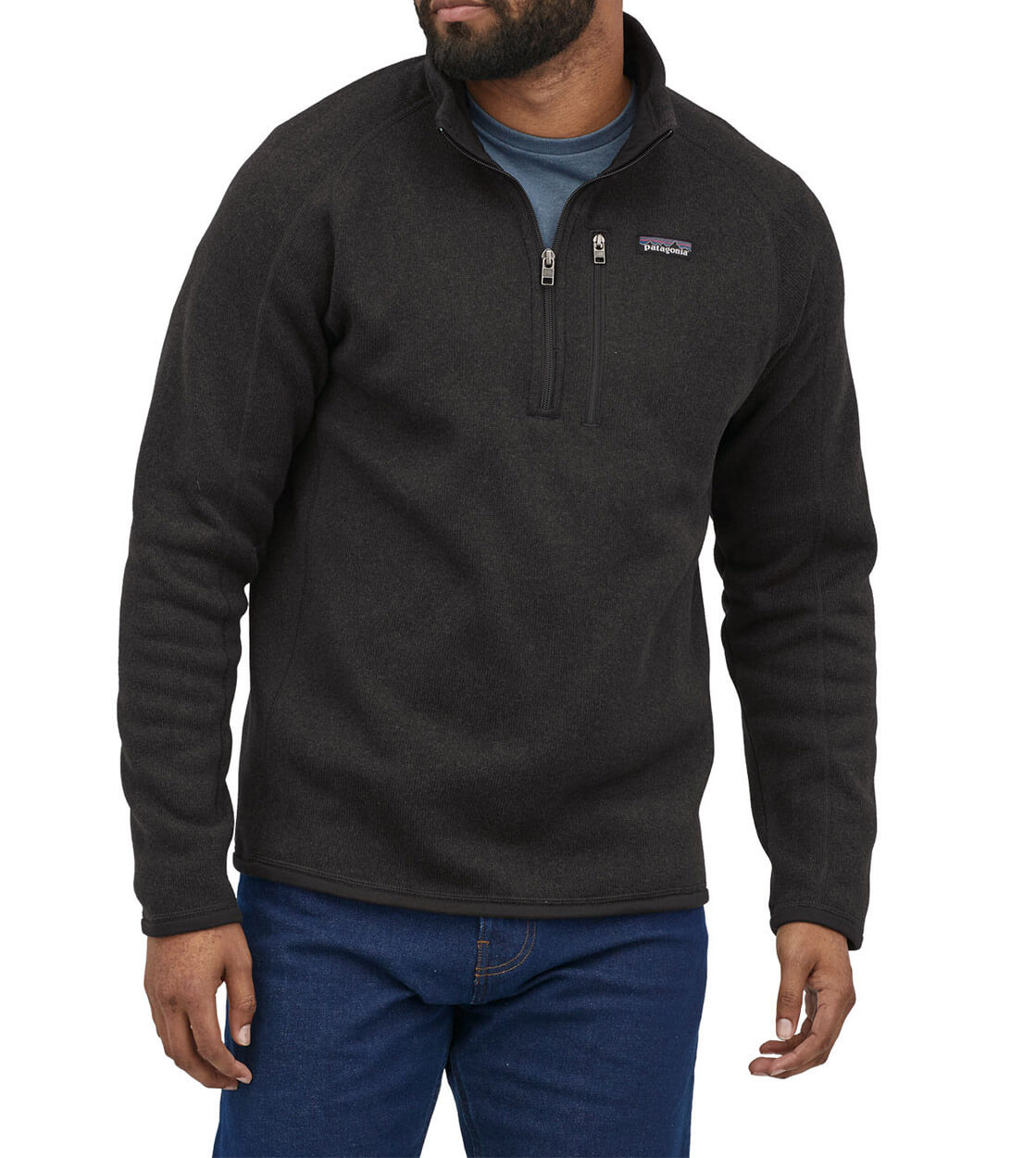 Patagonia Half Zip Better Sweater black