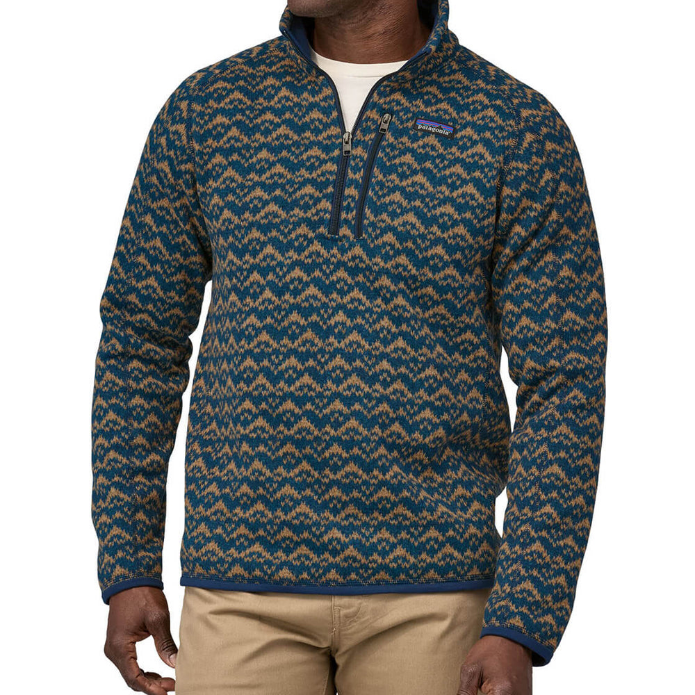 Patagonia Half Zip Better Sweater blue new navy mountain peak