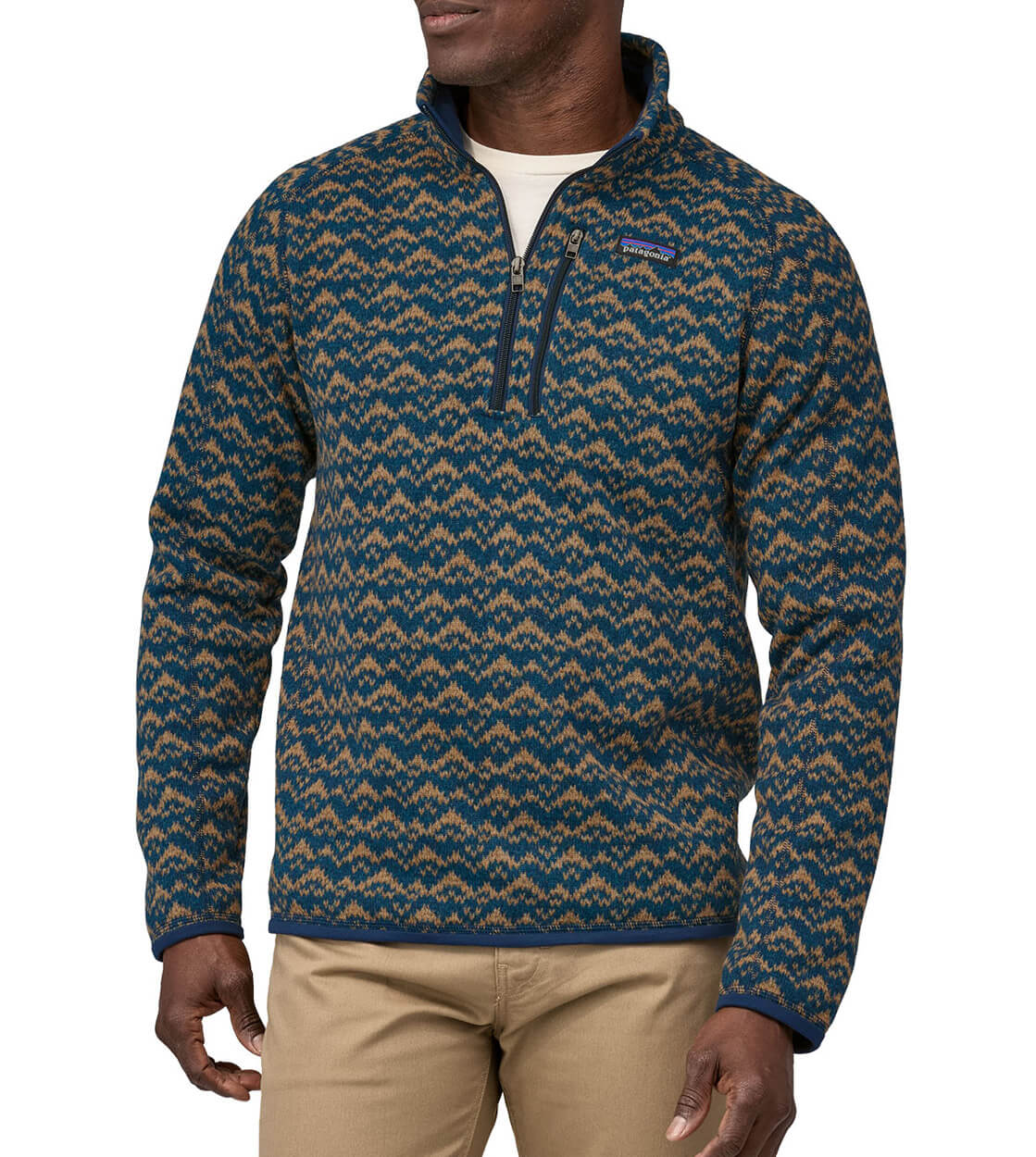 Patagonia Half Zip Better Sweater blue new navy mountain peak
