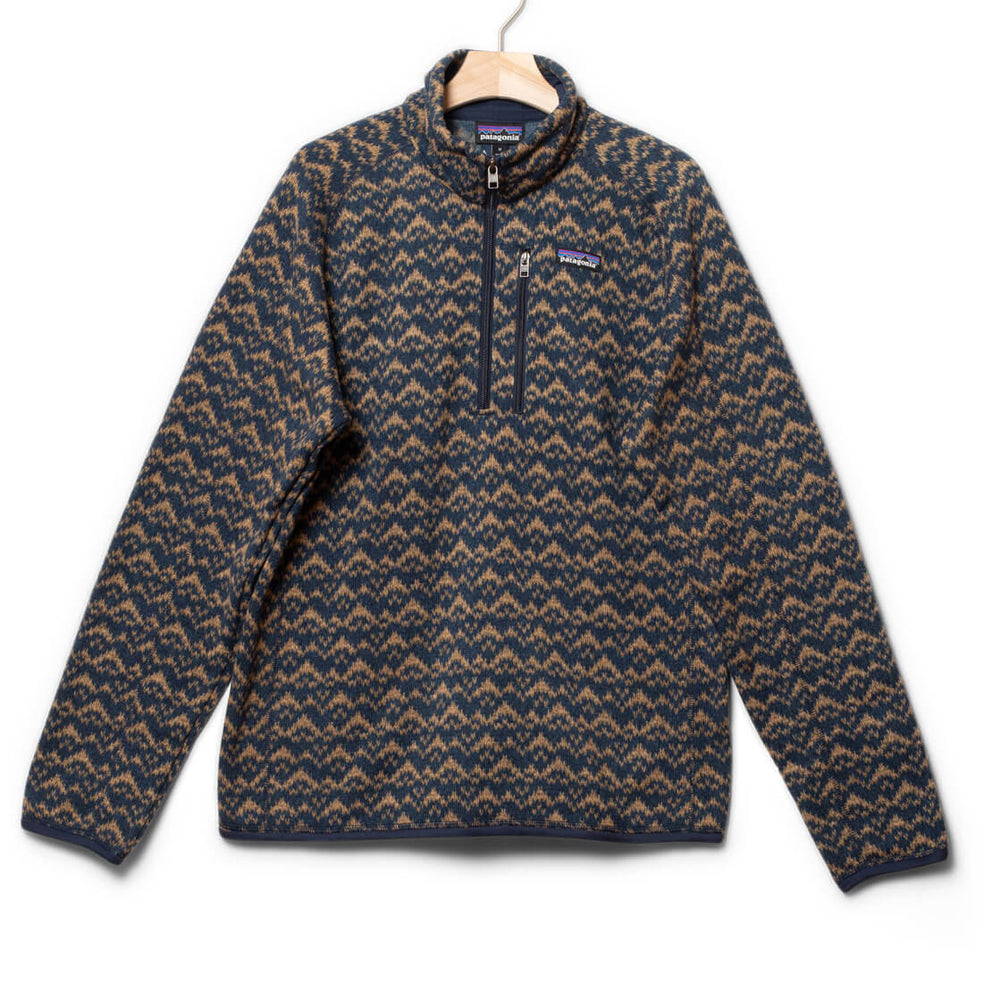 Patagonia Half Zip Better Sweater blue new navy mountain peak