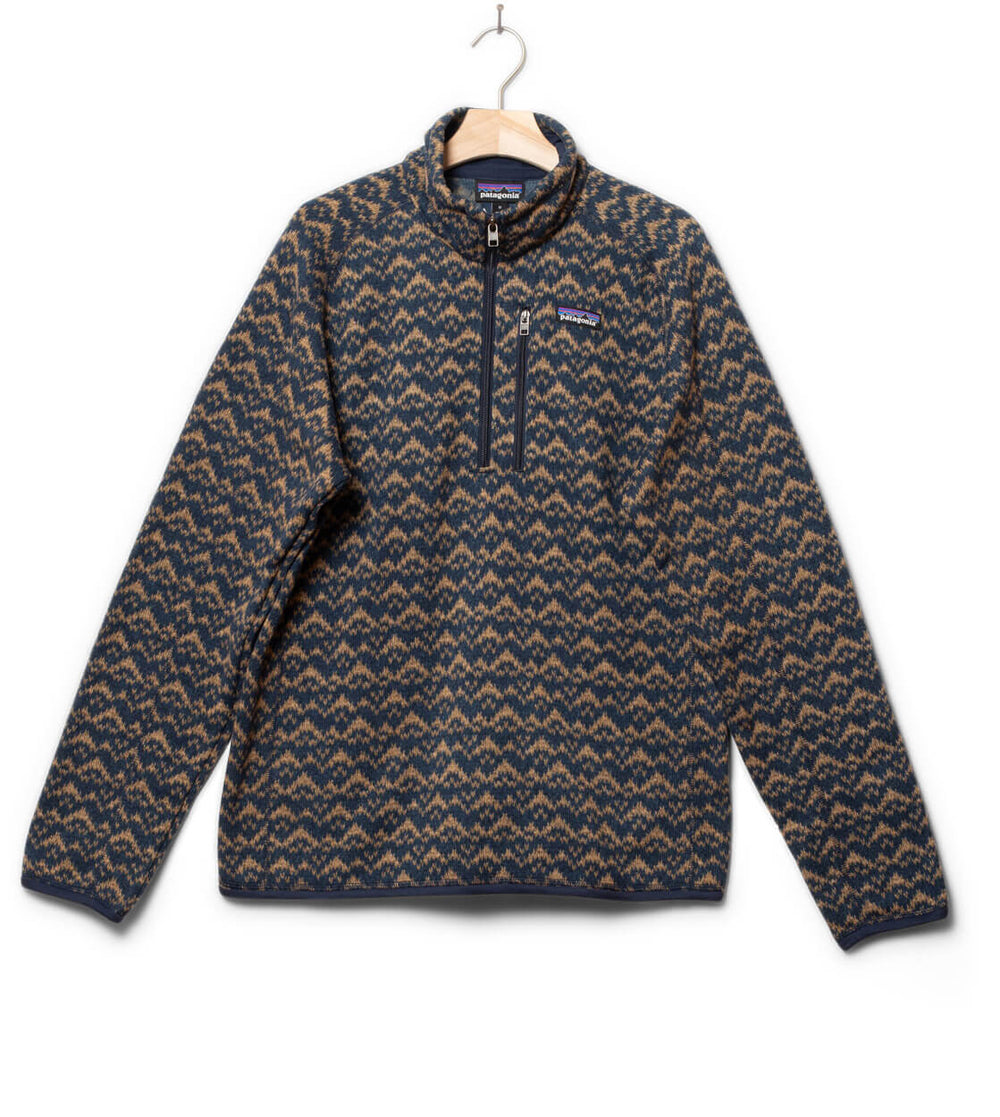 Patagonia Half Zip Better Sweater blue new navy mountain peak