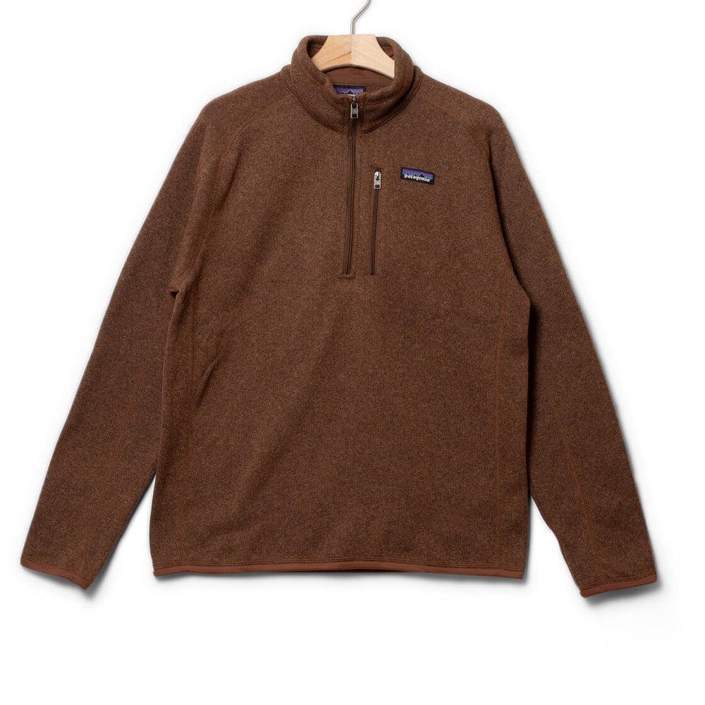 Patagonia Half Zip Better Sweater brown moose