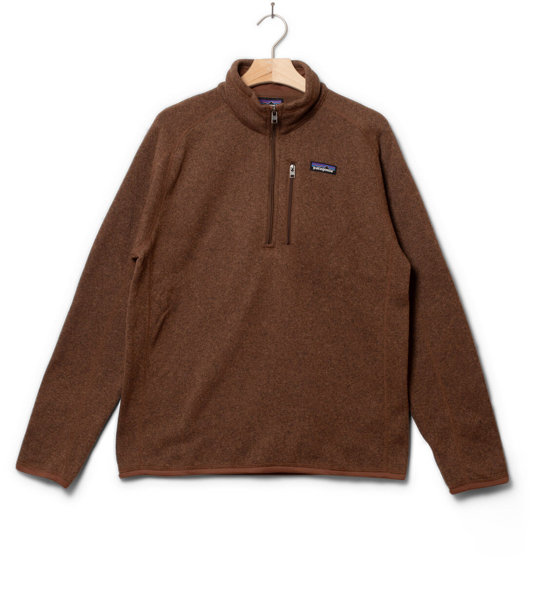 Patagonia Half Zip Better Sweater brown moose