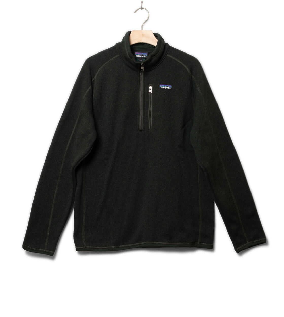 Patagonia Half Zip Better Sweater green old growth