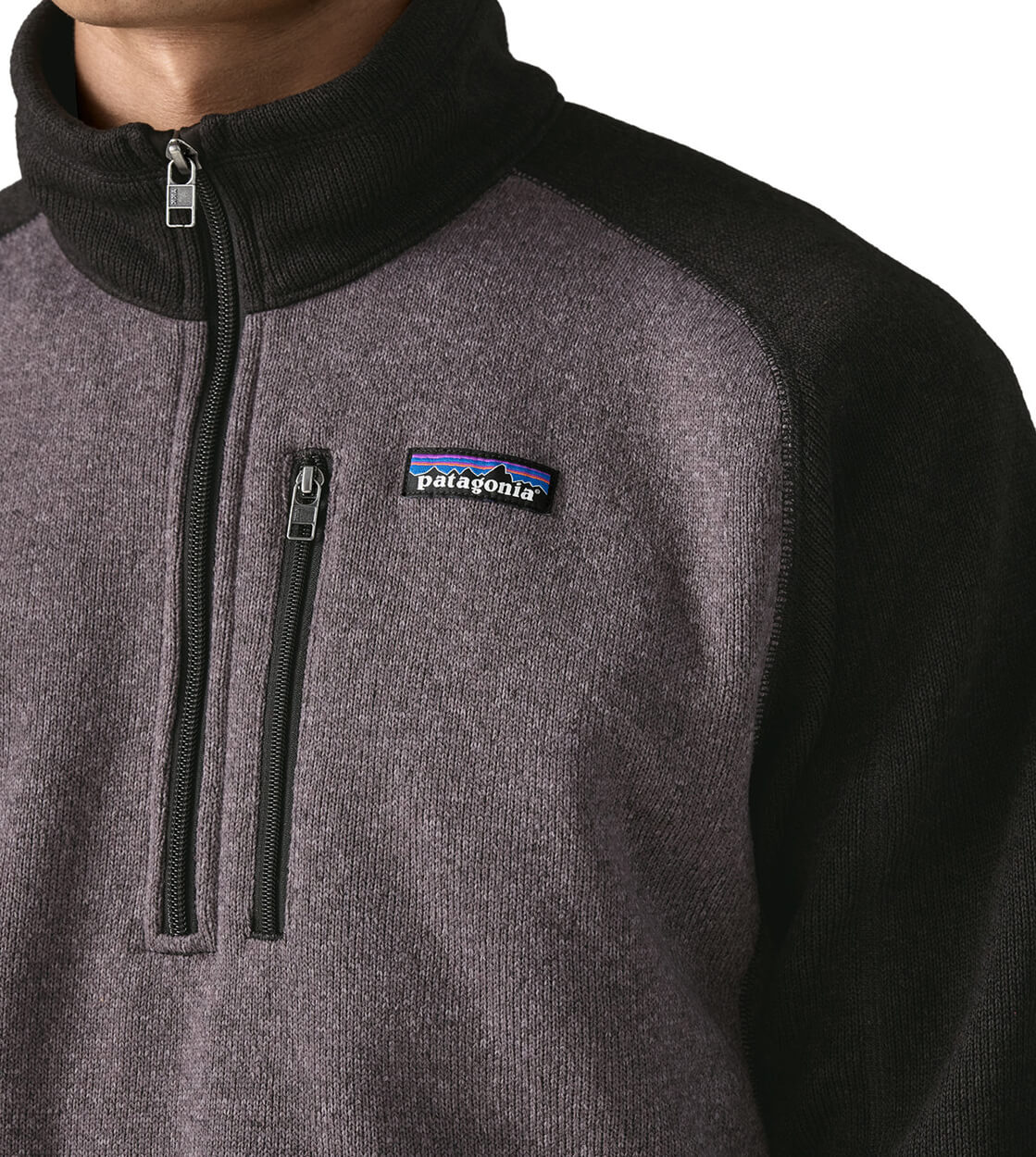 Patagonia Half Zip Better Sweater grey may