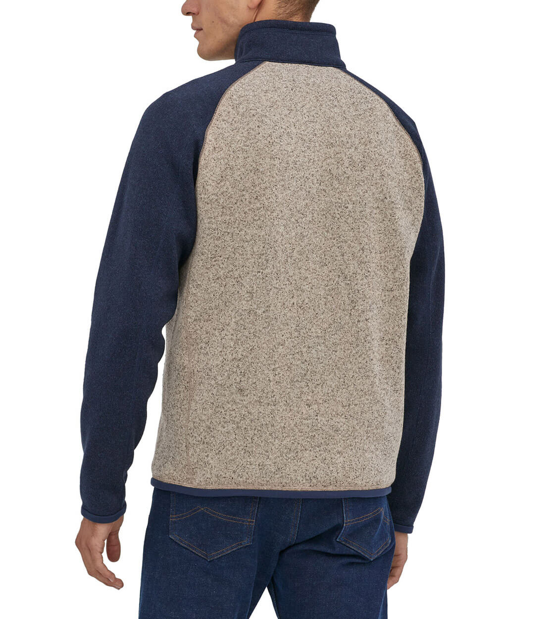 Patagonia Half Zip Better Sweater grey oar tan