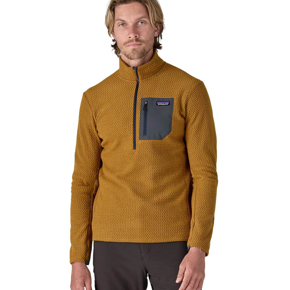 Patagonia Half Zip R1 Air brown reptor