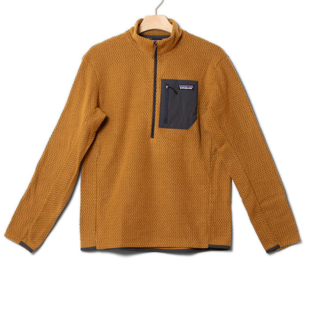 Patagonia Half Zip R1 Air brown reptor