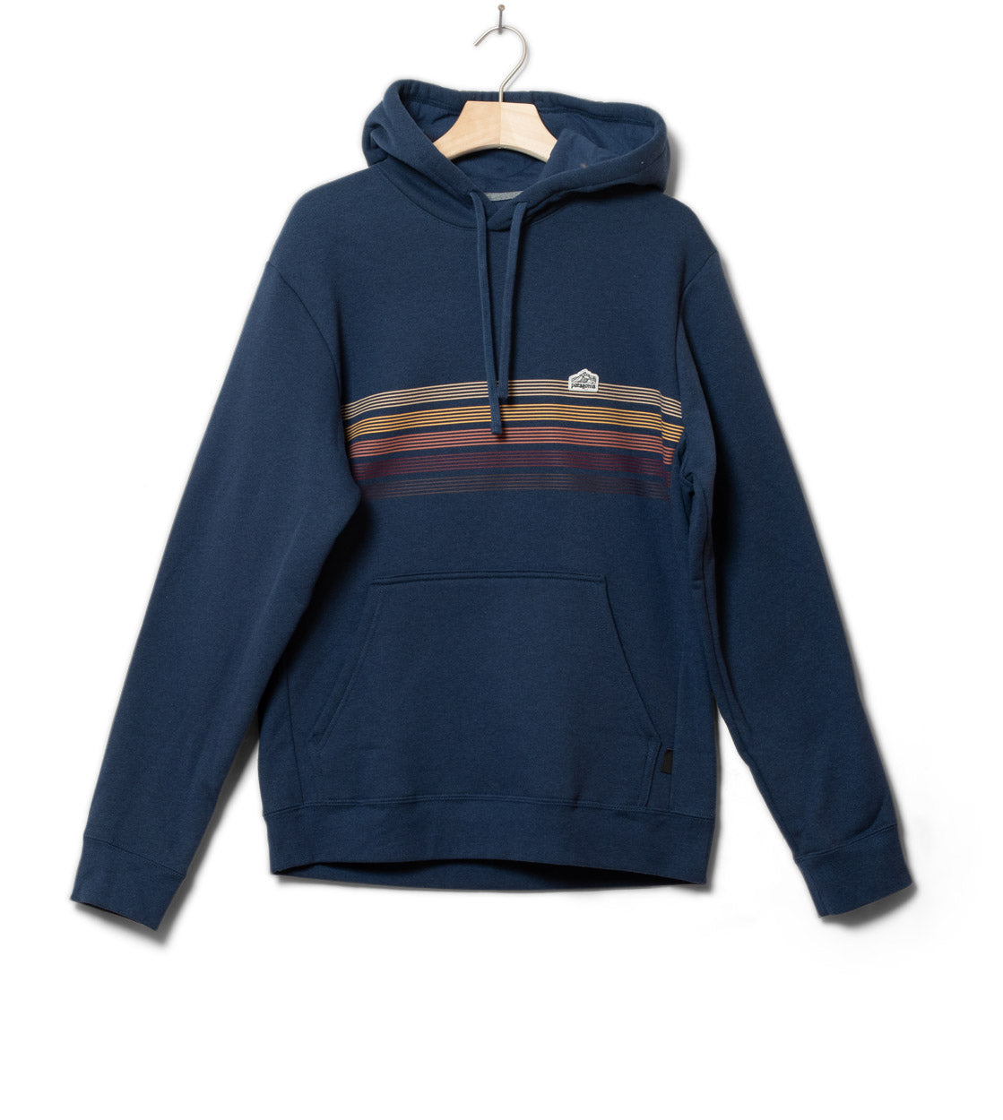 Patagonia Hooded Line Logo Ridge Stripe Uprisal blue lagome