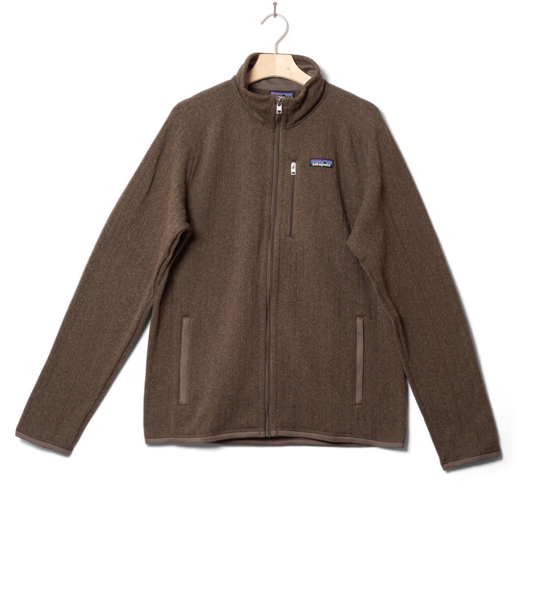 Patagonia Jacket Better Sweater brown marlow rib knit