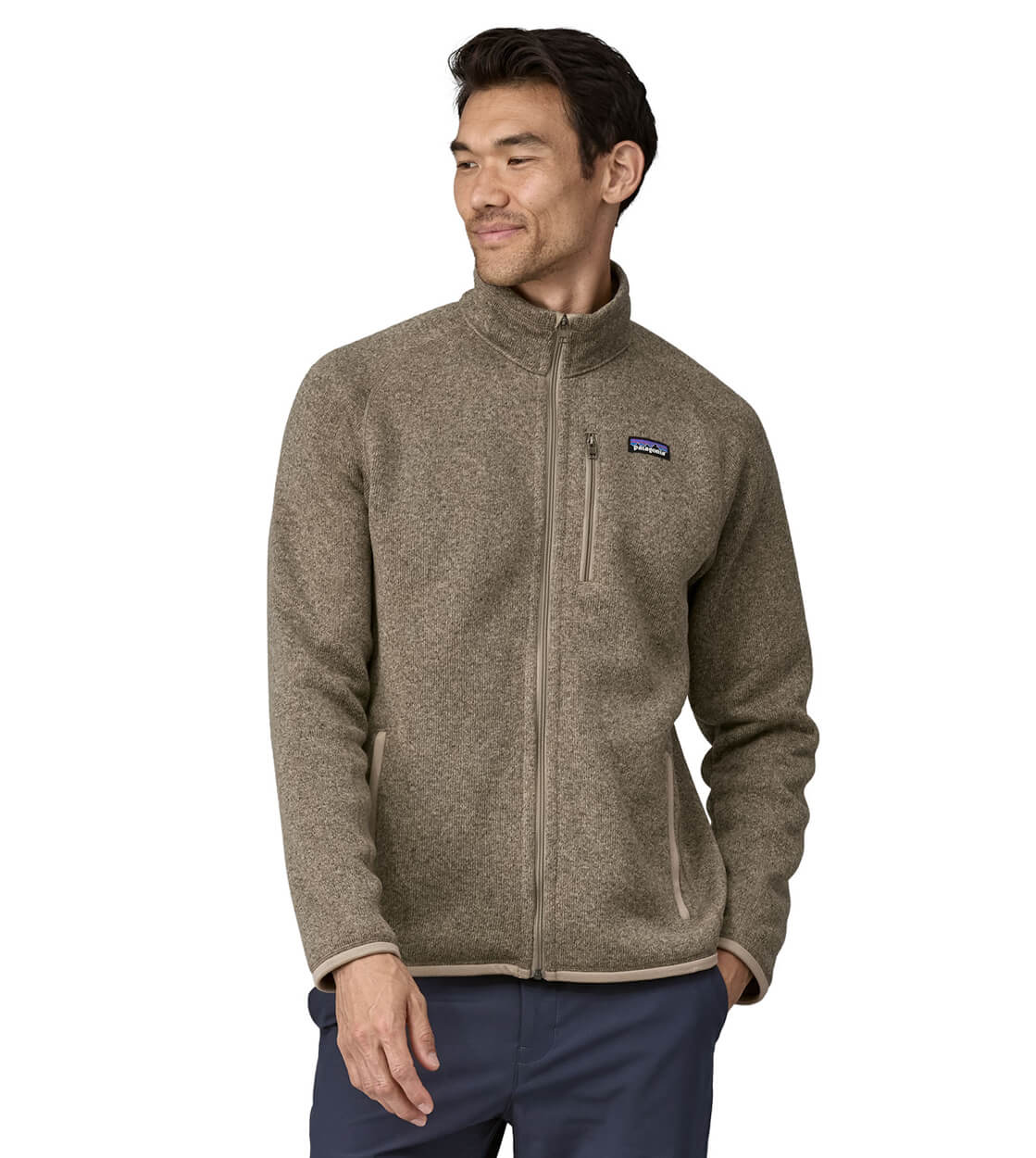 Patagonia Jacket Better Sweater brown seabird grey