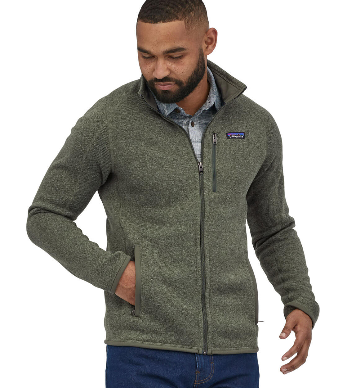 Patagonia Jacket Better Sweater green industrial