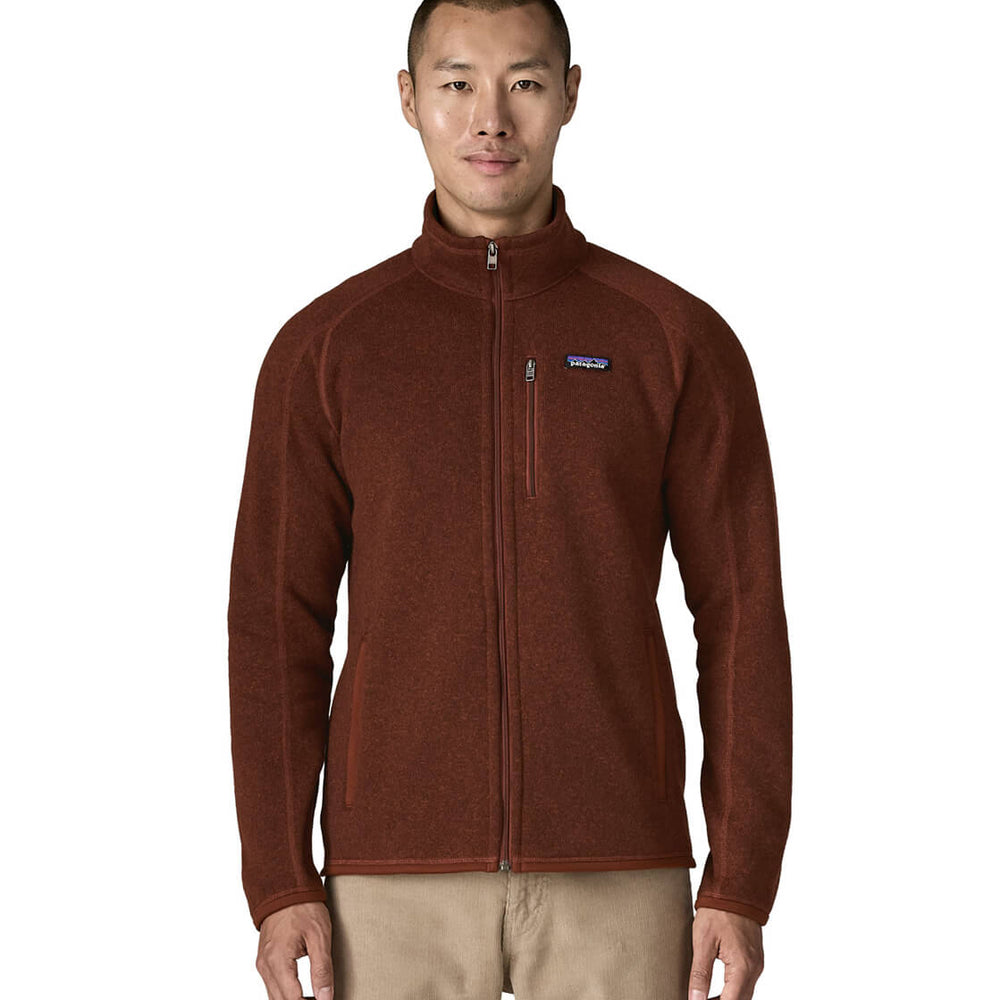 Patagonia Jacket Better Sweater red dried vanilla