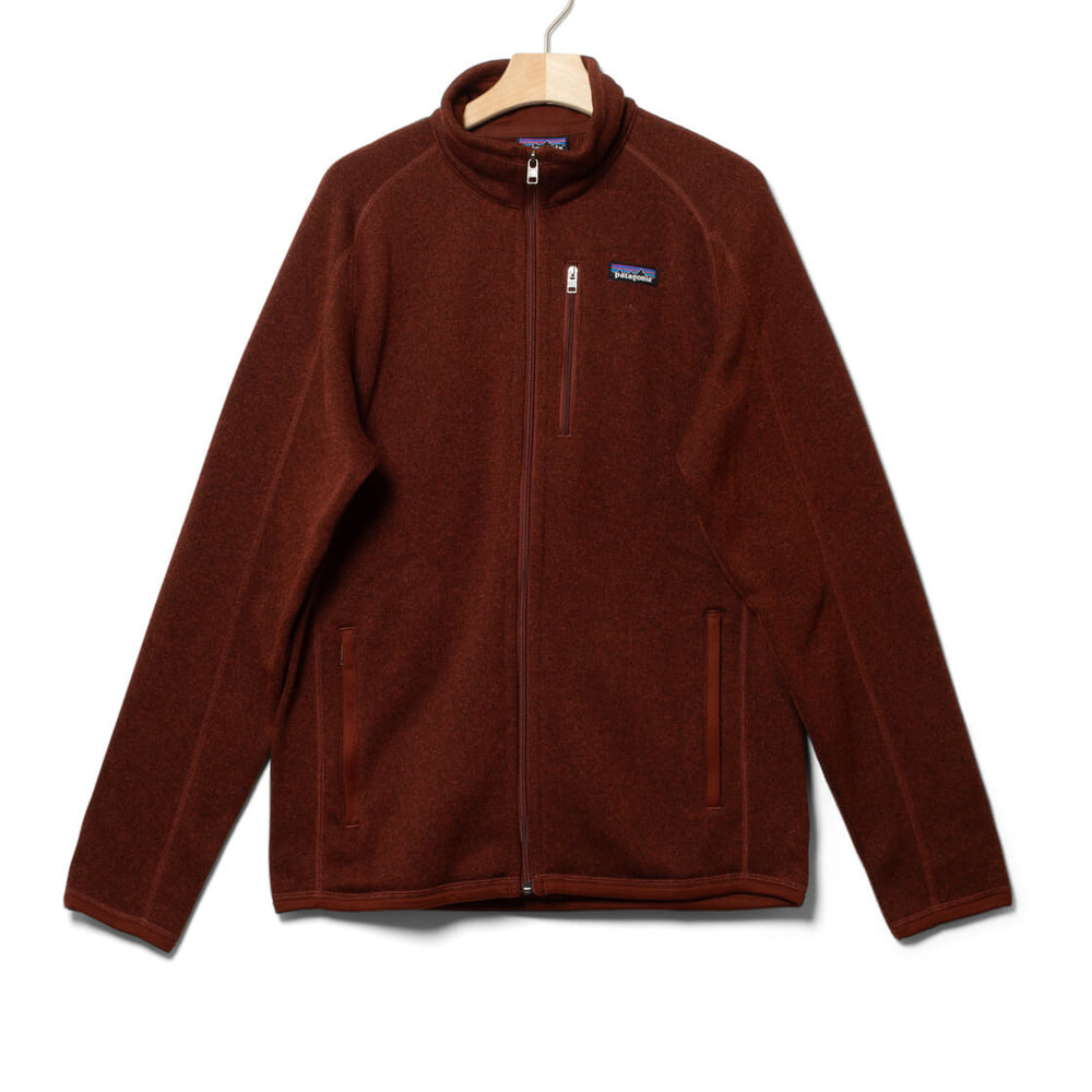 Patagonia Jacket Better Sweater red dried vanilla