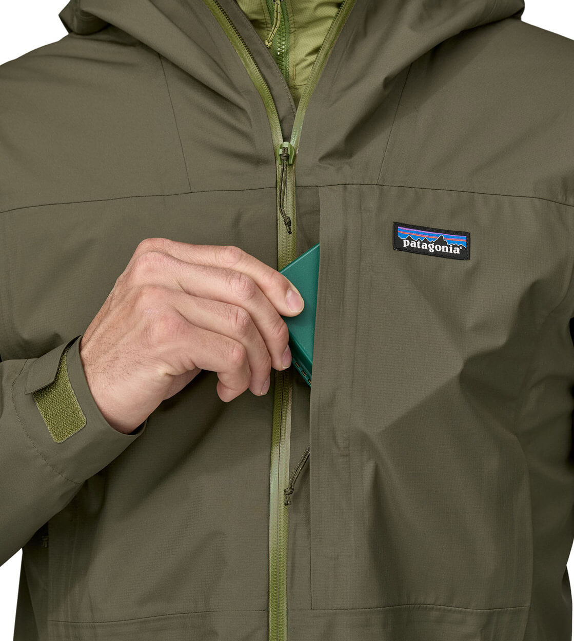 Patagonia Jacket Boulder Fork green basin