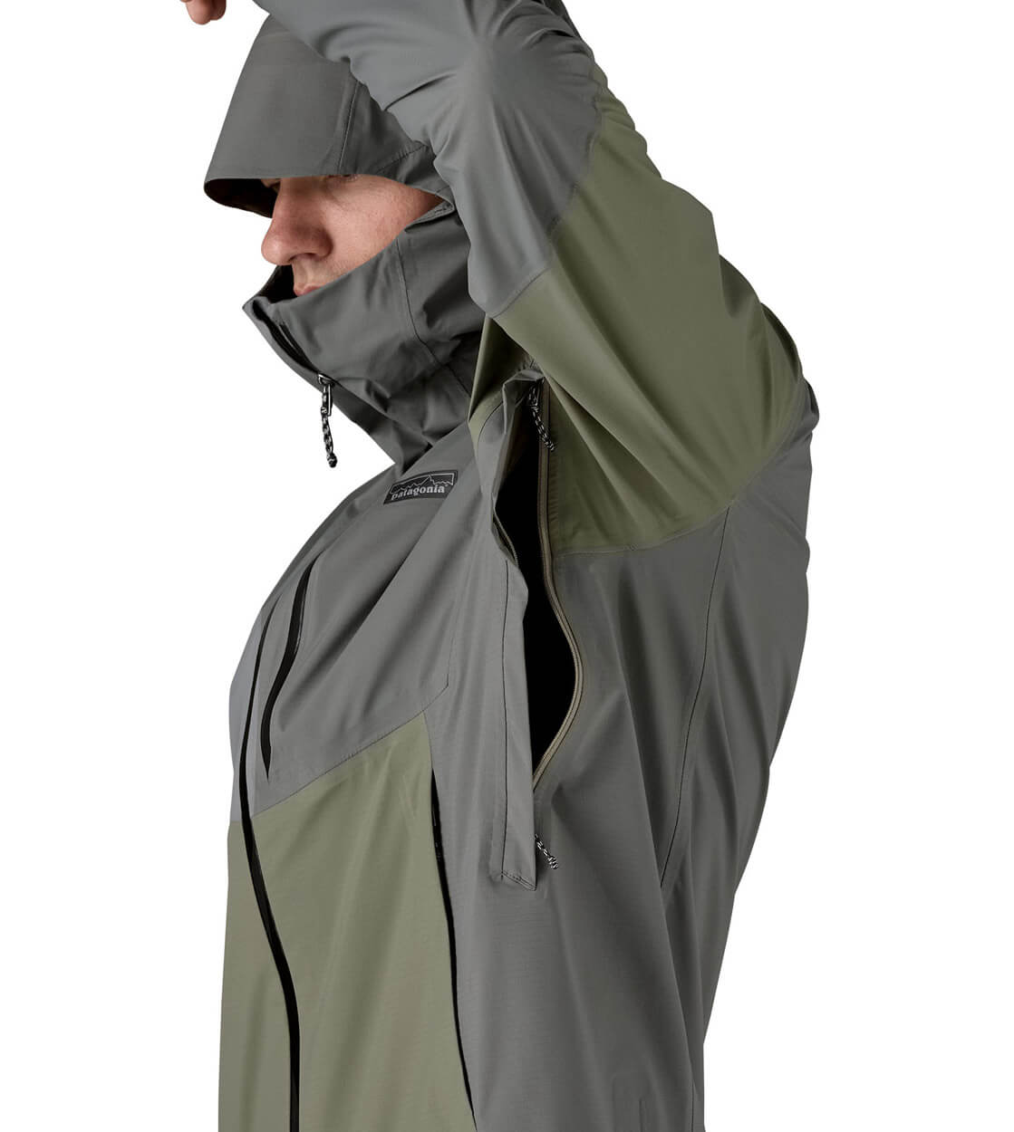 Patagonia Jacket Granite Crest grey river rock green