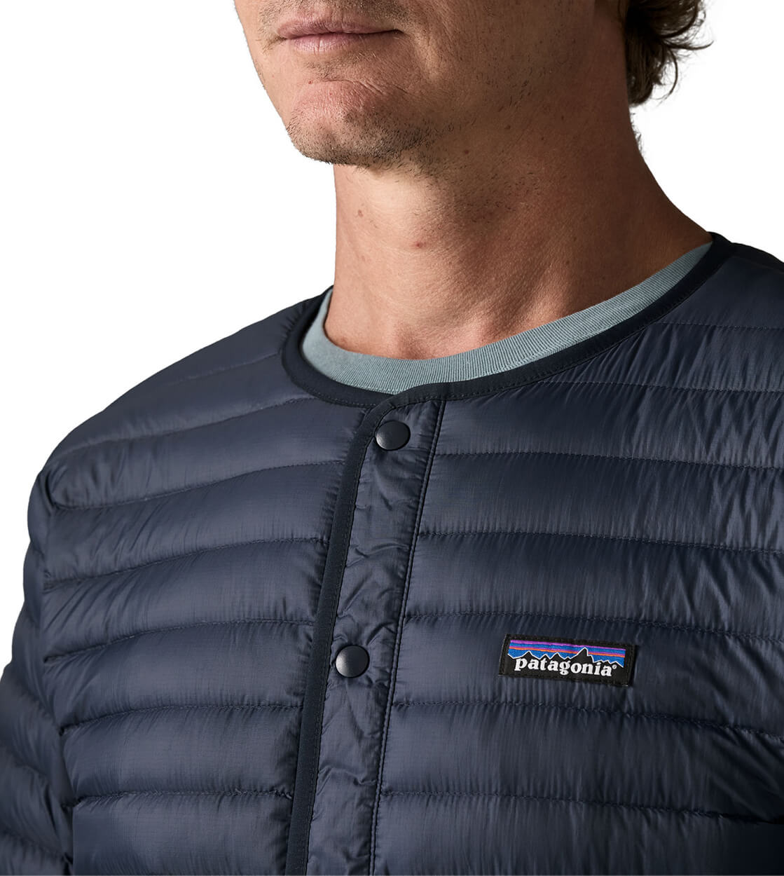 Patagonia Jacket LW Down Cardigan blue new navy