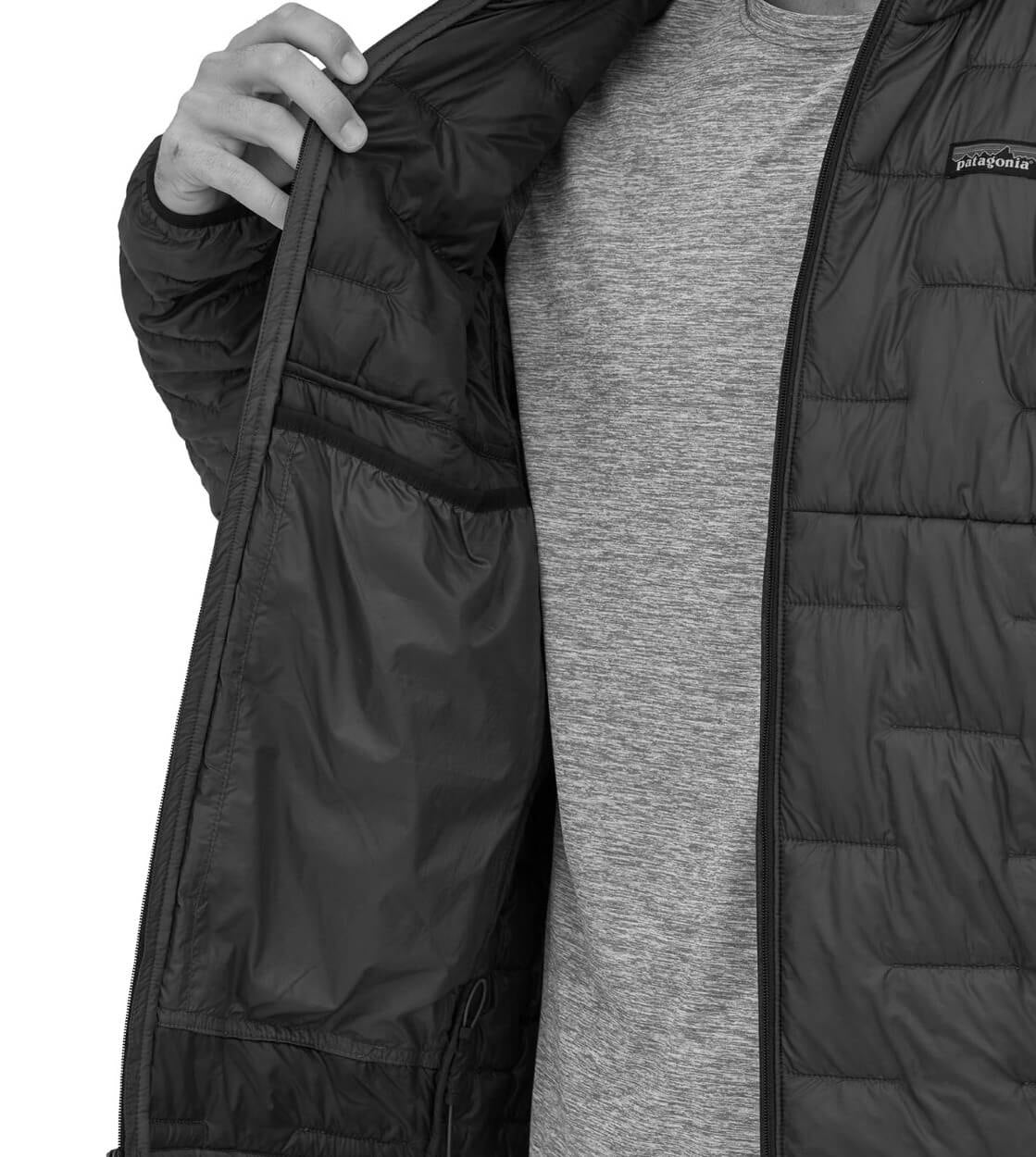 Patagonia Jacket Micro Puff Hoody yellow cabin gold
