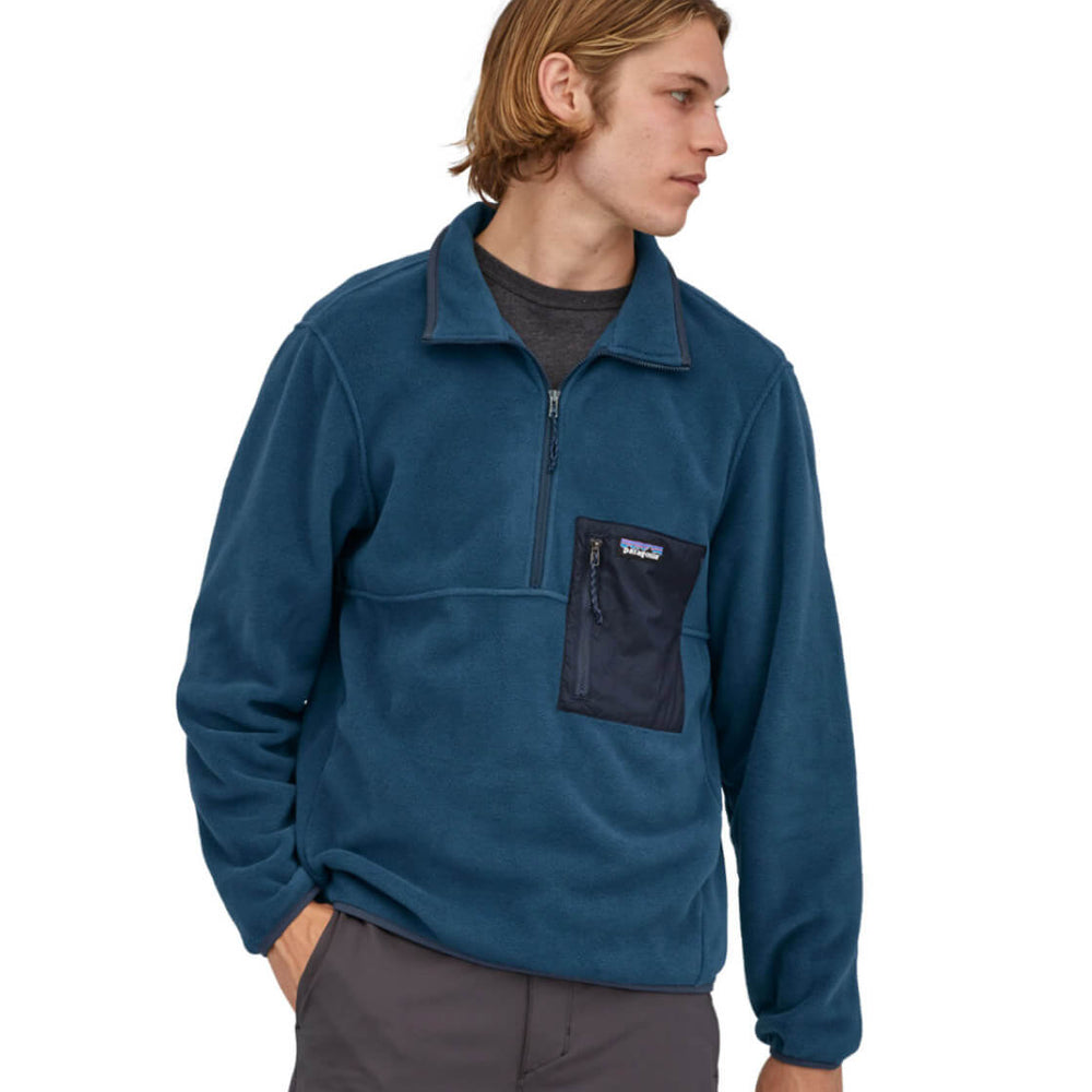 Patagonia Jacket Microdini 1/2 Zip P/O blue tidepool