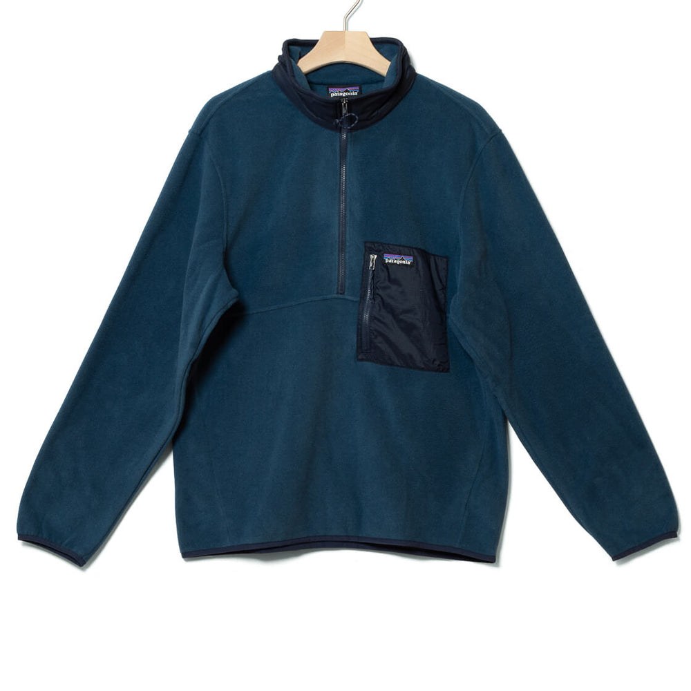 Patagonia Jacket Microdini 1/2 Zip P/O blue tidepool