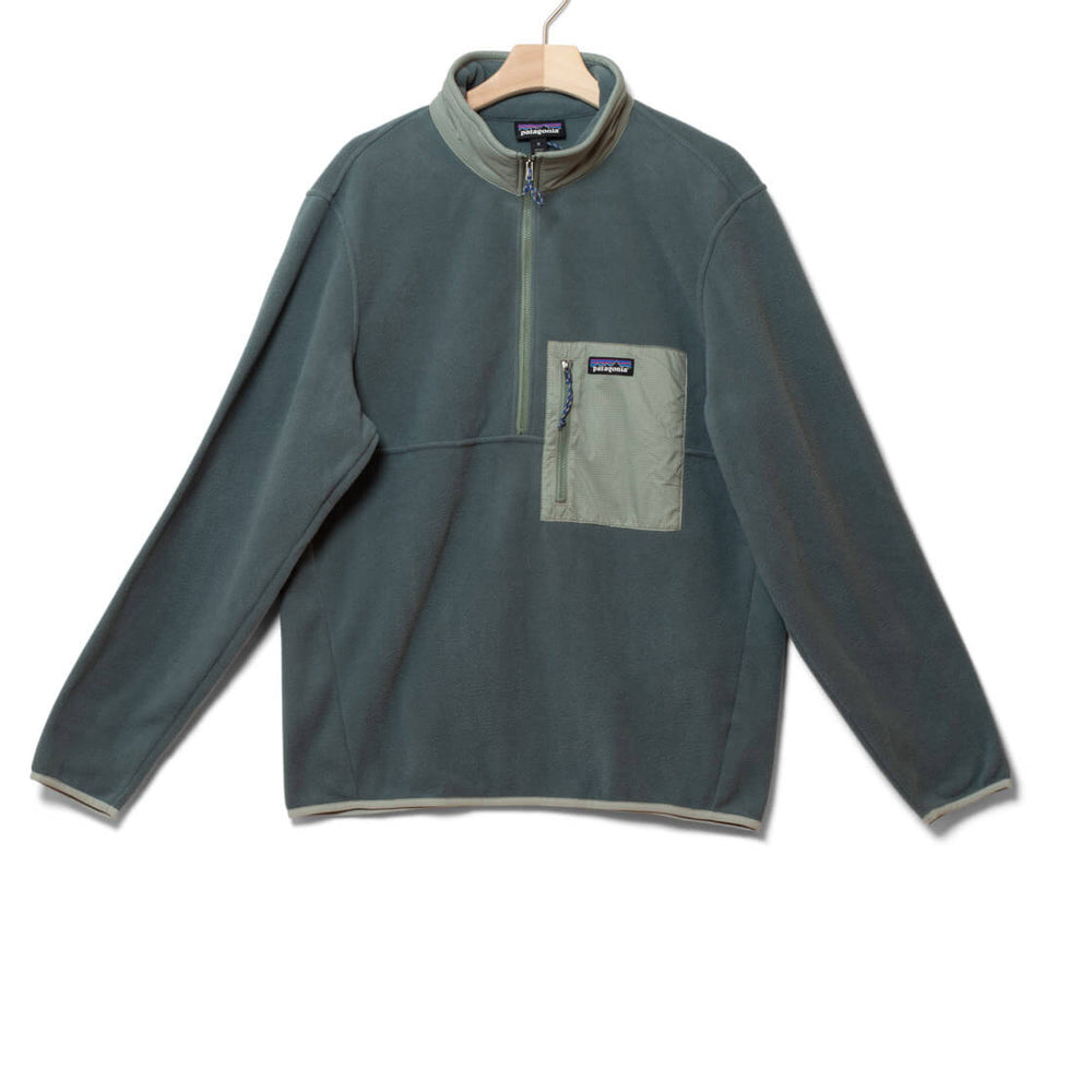 Patagonia Jacket Microdini 1/2 Zip P/O green noveau